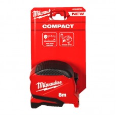Рулетка Pro Compact MILWAUKEE (Gen 2), 8м, (25мм)