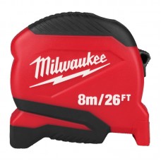Рулетка Pro Compact MILWAUKEE (Gen 2), 8м/26фт, (25мм)