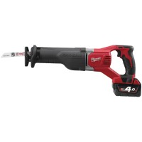 Пила сабельная аккумуляторная MILWAUKEE M18 BSX-402C (ЗУ+2акк.Х4Ач+кейс)