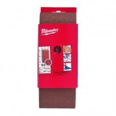 Стрічка шліфувальна MILWAUKEE, 75х457, зерно 40 (5шт)