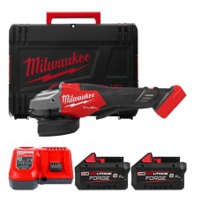 Шліфмашина кутова - болгарка акумуляторна безщіткова MILWAUKEE Ø125мм M18 FHSAG125XPDB2-802X