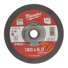 Диск зачистной по металлу MILWAUKEE, SG 27/150х6 PRO+, Ø150мм
