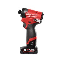 Шуруповерт ударний акумуляторний безщітковий MILWAUKEE (170 Нм) M12 FID2-602Х (ЗУ+2акк.Х6Ач+HDкейс)