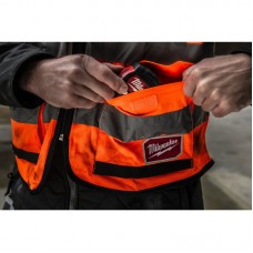 Сигнальный жилет Премиум оранжевый - S/M
