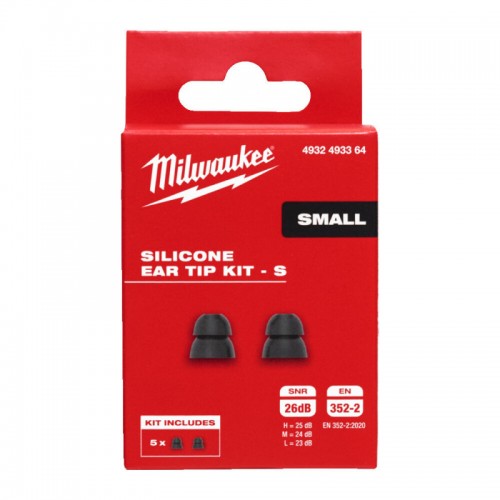 Сменные  2-х слойные силиконовые вкладыши (амбушюры) для наушников RLEPB MILWAUKEE, S, 5 пар.
