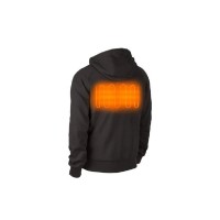 Толстовка с подогревом с капюшоном MILWAUKEE, M12 HHBL4-0 (S), черная (размер S)