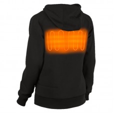 Толстовка с подогревом с капюшоном женская MILWAUKEE, M12 HHLBL1-0 (L), черная (размер L)