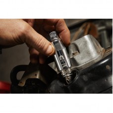 Головка хромированная с магнитом 3/8'' MILWAUKEE, для свечек зажигания, 20,8мм