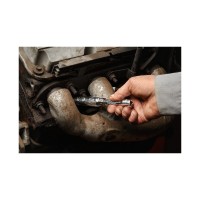 Головка хромированная с магнитом 3/8'' MILWAUKEE, для свечек зажигания, 16мм