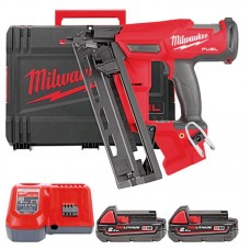 Пистолет гвоздезабивной аккумуляторный бесщёточный MILWAUKEE M18 FN16GA-202X (32-64мм)(ЗУ+2Х2Ач)