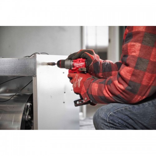 Дрель-шуруповёрт аккумуляторная бесщёточная ударная MILWAUKEE M12 FPD2-0 (37/45 Нм) (каркас)