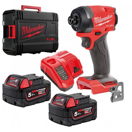 Шуруповерт ударный аккумуляторный бесщёточный MILWAUKEE (226 Нм) M18 FID3-502X (ЗУ+2ак.Х5Ач+HDкейс),