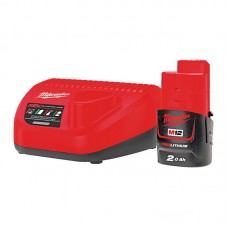 Энергокомплект MILWAUKEE M12 NRG-201 (ЗУ С12+ 1акк.Х2Ач B2)