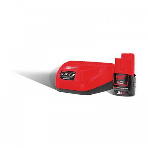 Энергокомплект MILWAUKEE M12 NRG-201 (ЗУ С12+ 1акк.Х2Ач B2)