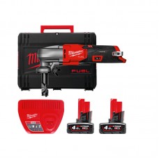 Ножницы по металлу аккумуляторные бесщёточный MILWAUKEE M12 FNB16-402X (ЗУ+2акк.Х4Ач+HDкейс)