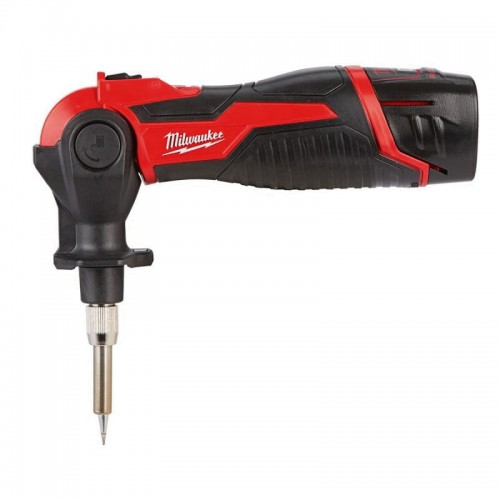 Паяльник аккумуляторный MILWAUKEE M12 SI-201C (ЗУ+1акк.Х2Ач+кейс)