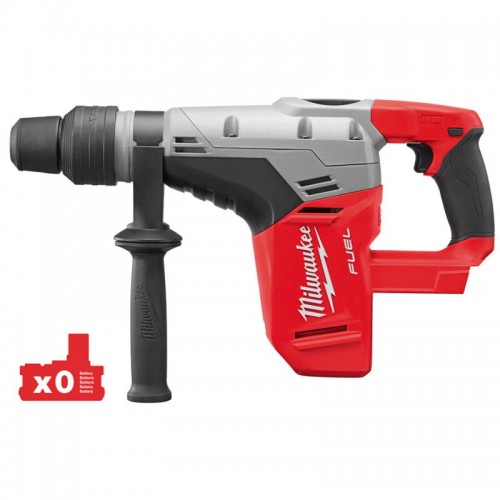 Перфоратор аккумуляторный бесщёточный SDS-MAX MILWAUKEE M18 CHM-0С (6,0Дж)