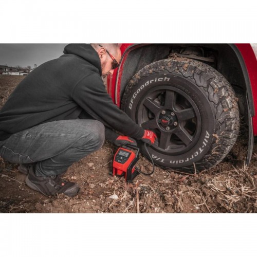 Компрессор аккумуляторный для накачки колес MILWAUKEE M12 BI-0 (каркас)