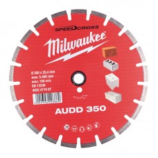 Диск алмазный Speedcross MILWAUKEE AUDD 350, Ø350мм (бетон, кирпич, асфальт)