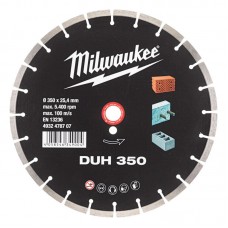 Диск алмазный MILWAUKEE DUH 350, Ø350мм (железобетон, кирпич) PROMO