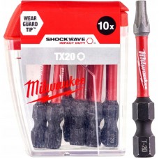 Бита SHOCKWAVE MILWAUKEE, TX20, 50мм, (10 шт)