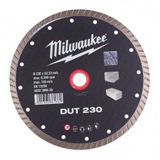Диск алмазный MILWAUKEE DUT 230, Ø230мм (керамическая плитка/чистый рез)