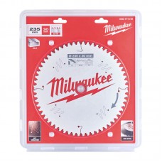 Диск пильный по алюминию PFTE MILWAUKEE, Ø235х30х2,4мм, 60 зуб.