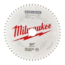Диск пильный по дереву для торцевых пил PFTE MILWAUKEE, Ø216х30х2,4мм, 60 зуб.