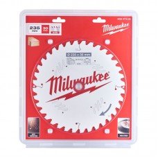 Диск пильный по дереву PFTE MILWAUKEE, Ø235х20х2,4мм, 36 зуб.