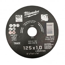 Диск отрезной по металлу MILWAUKEE Trade, SCS 41/125х1, Ø125мм
