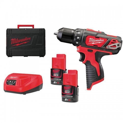 Дрель-шуруповёрт аккумуляторная MILWAUKEE M12 BDD-202C (30 Нм) (замена на 4933499686)