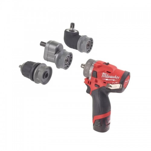 Дрель-шуруповёрт аккумуляторная бесщёточная ударная MILWAUKEE M12 FPDXKIT-202X(37Нм)(2нас+2Х2Ач+кейс