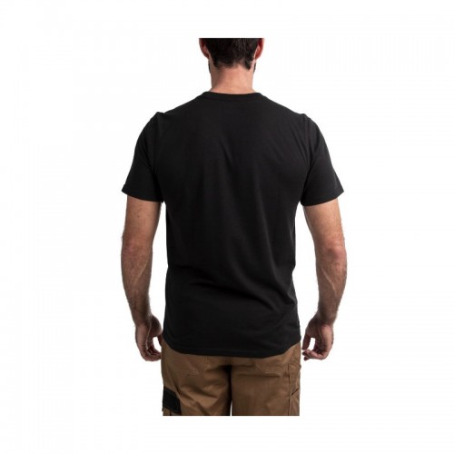 Футболка MILWAUKEE HTSSBL-XXL, легкая с коротким рукавом, черная, (размер XXL)