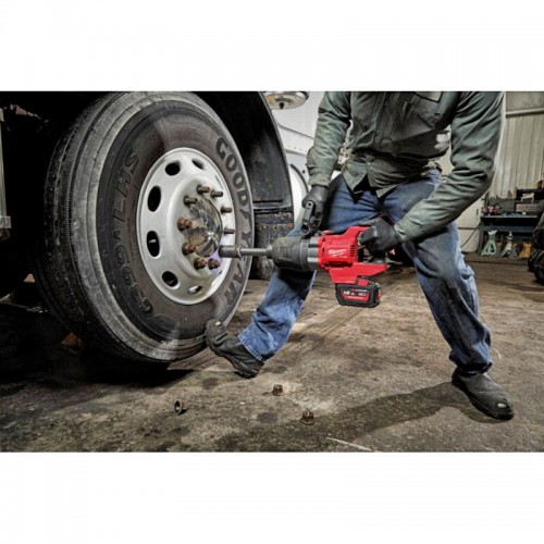 Гайковерт аккумуляторный бесщеточный MILWAUKEE 1'' (2711Нм) M18 ONEFHIWF1D-0C, с кольцом (каркас)