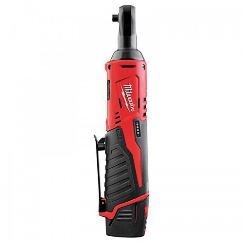 Трещётка аккумуляторная бесщёточная MILWAUKEE 1/4\" (40 Нм) M12 IR-201B (ЗУ+1акк.Х2Ач+сумка)