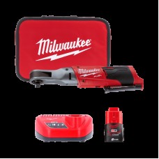 Трещётка аккумуляторная бесщёточная компактная MILWAUKEE 3/8\" (75 Нм) M12 FIR38-201B(ЗУ+1Х2Ач+сумка)