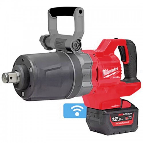 Гайковерт аккумуляторный бесщеточный MILWAUKEE 1'' (2711Нм) M18 ONEFHIWF1DS-121C, с кольцом(ЗУ+1ак.)
