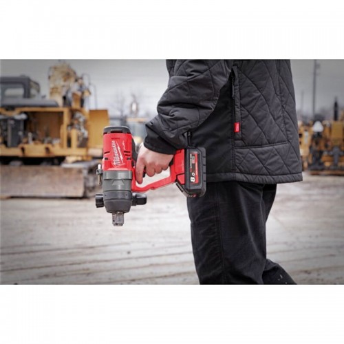 Гайковерт аккумуляторный бесщеточный MILWAUKEE 1'' (2400Нм) M18 ONEFHIWF1-0X, с кольцом (каркас)