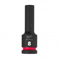 Головка ударная ShW 1/2'' SKT MILWAUKEE, удлиненная, 8мм