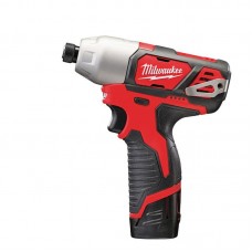 Шуруповерт ударный аккумуляторный MILWAUKEE (112Нм) M12 BID-0 (каркас), (замена на 4933499689)