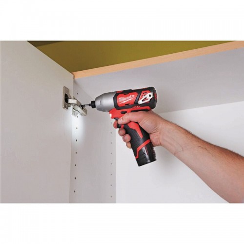 Шуруповерт ударный аккумуляторный MILWAUKEE (112Нм) M12 BID-0 (каркас), (замена на 4933499689)