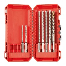 Набор буров SDS-PLUS MX4 PACKOUT MILWAUKEE, (5/6/6/8/8/10/12мм), (7шт), (замена на 4932500060)
