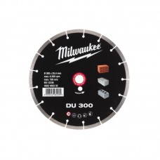 Диск алмазный MILWAUKEE DU 300, Ø300мм (кирпич, бетон)