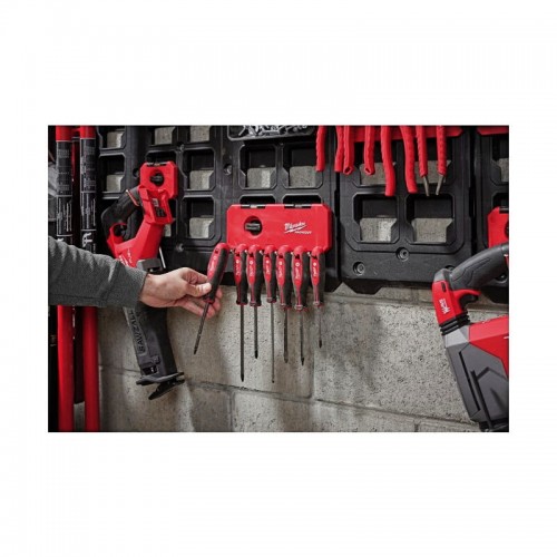 Держатель для ключей PACKOUT MILWAUKEE SMALL HOOK ROW (7 крючков) (100x232x77мм)