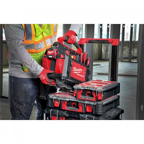Ящик для инструмента на колесах PACKOUT MILWAUKEE TROLLEY BOX (560x410x650мм)