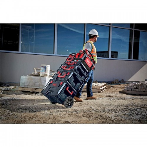 Ящик для инструмента на колесах PACKOUT MILWAUKEE TROLLEY BOX (560x410x650мм)