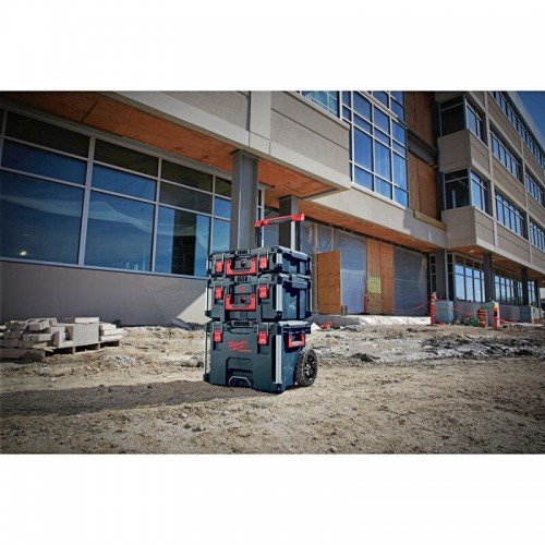 Ящик для инструмента на колесах PACKOUT MILWAUKEE TROLLEY BOX (560x410x650мм)