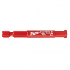 Коронка алмазная Diamond Plus/Max MILWAUKEE, Ø8,0мм (1/4 Hex) (с водой)