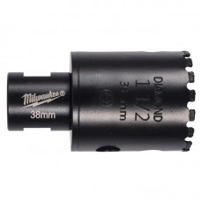 Коронка алмазная Diamond Max MILWAUKEE, Ø38мм M14 (сухое сверление)