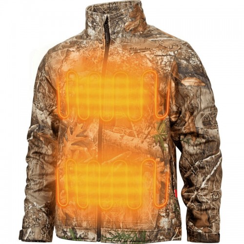 Куртка с подогревом MILWAUKEE, M12 HJCAMO6-201 (L), камуфляжная (размер L) (+ЗУ, 1 аккум.Х 2Ач)